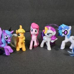 My Little Pony McDonalds Happy Meal Toys, Brush-able Tail Pony G3 lot of 5