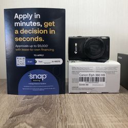 Canon Elph 360 HS Camera (Located In Downey, CA)