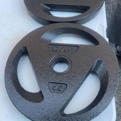 CAP Barbell 2" Olympic Grip Plate, 45lb single