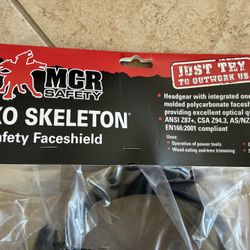 MCR Safety Face Shield XO Skeleton- Box Of 5
