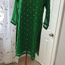 3pc Green Formal Dress 