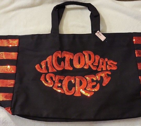 Victoria's Secret bag 26" at top across, 14" high new with tags