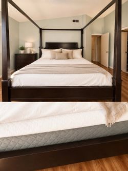 Cal king poster bed