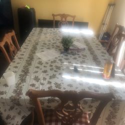 Dining Room Table With 6 Chairs 