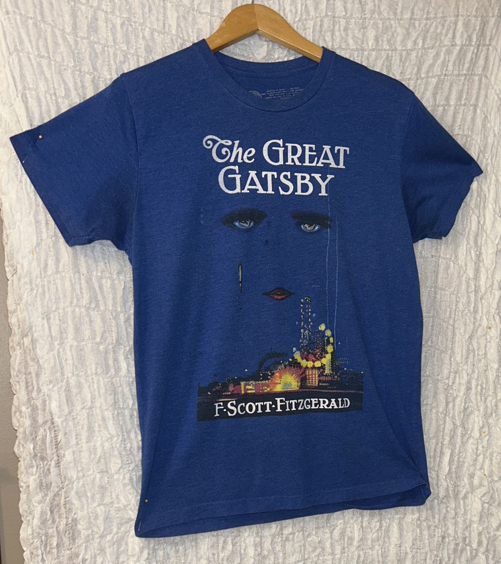 The Great Gatsby Blue T-Shirt, Size: Medium
