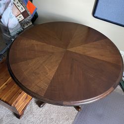 Wooden Table 42” Across  31” High