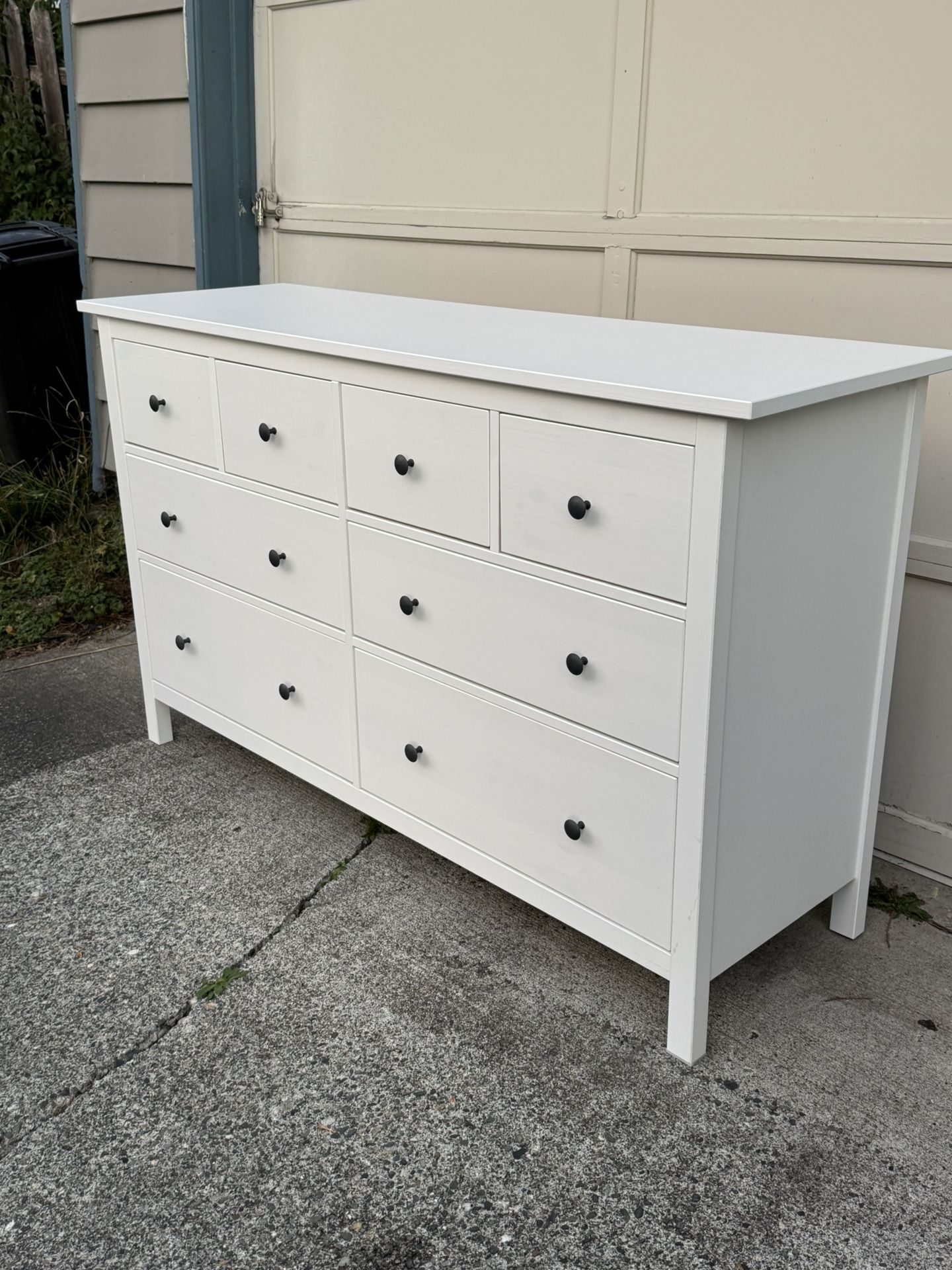 White IKEA Hemnes Dresser