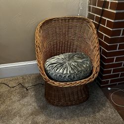 wicker chair