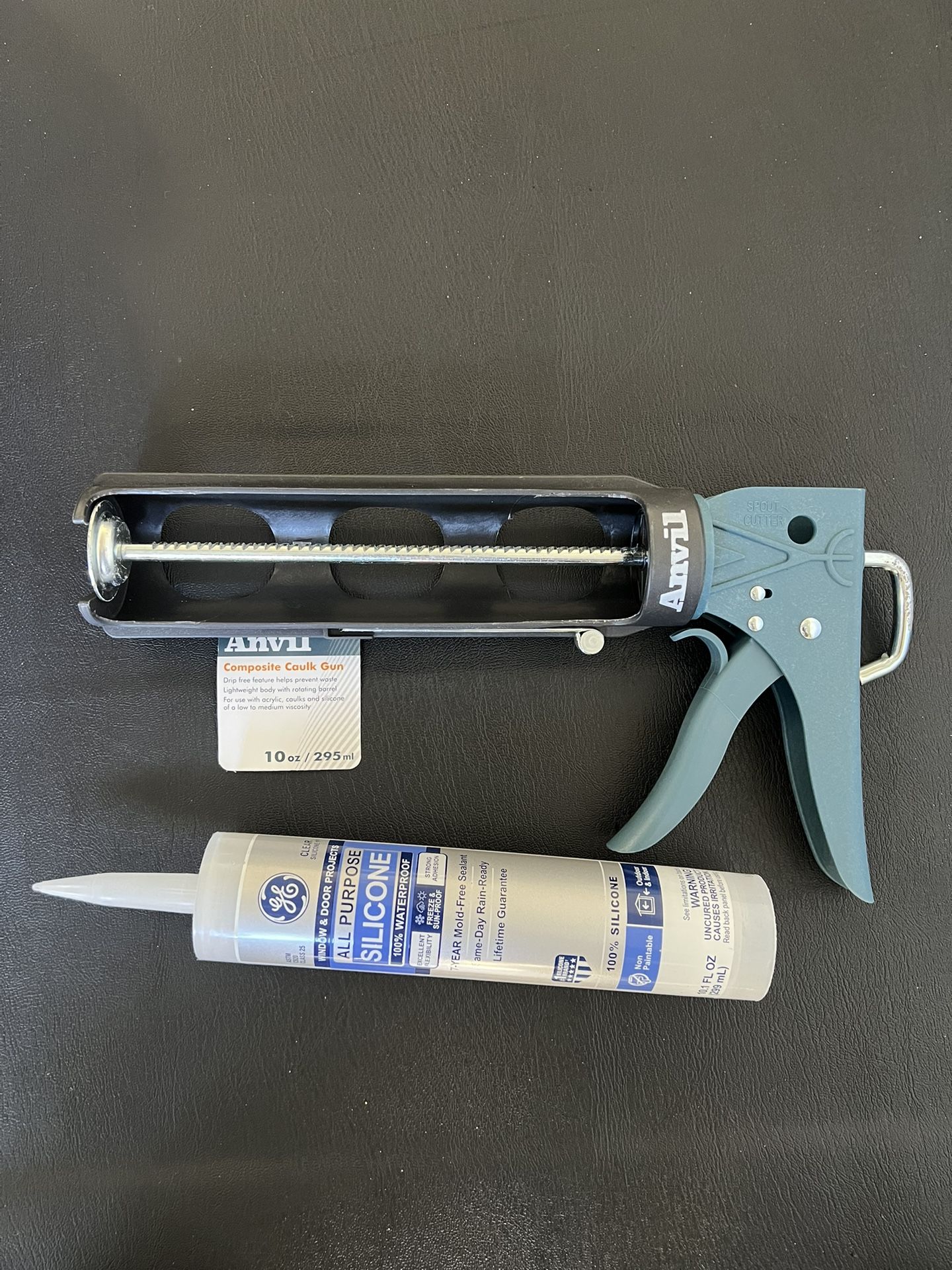 Anvil Caulk Gun and All purpose Silicone