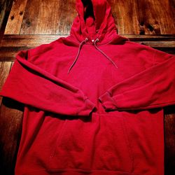 Red Hanes Hoodie Size XL