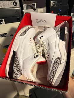 Jordan 3 White Cement