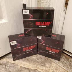 Oslamp T6 HB4-2 Pcs per Box Gold SMD Chips 72W 8000LM 6500K Car Led Auto Headlight Bulbs