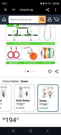 Door way play set/pull-up bar