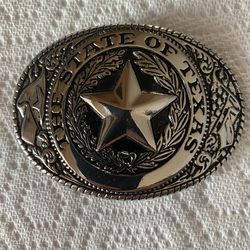 Classic State of Texas Belt Buckle