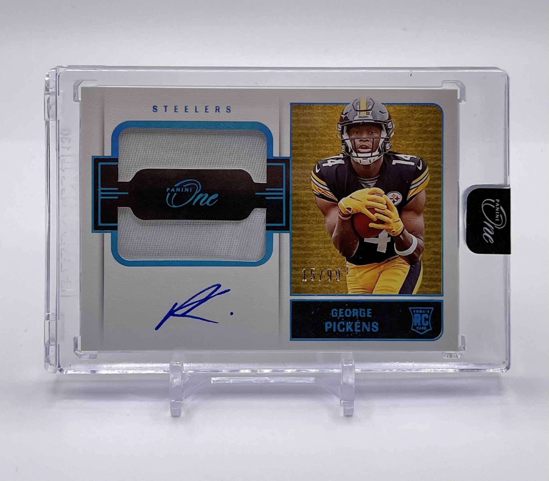 2022 Panini - One Football Rookie (RC) No. 44 George Pickens (15/99)