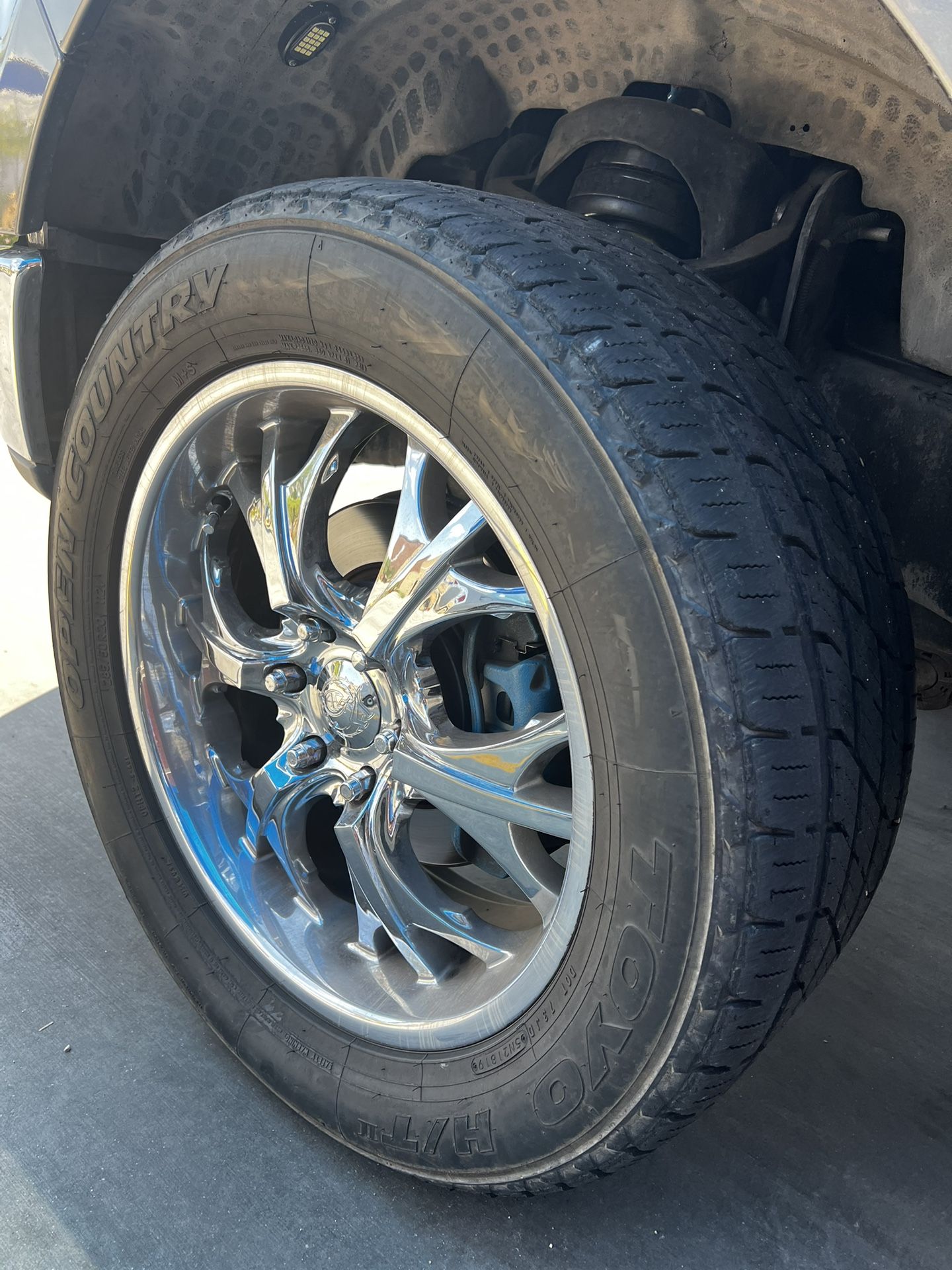 20in VooDoo Wheels Paired with 20in Toyos