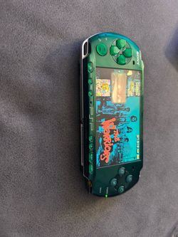 Sony PSP Handheld Console Green Custom Shell