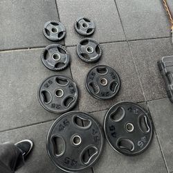 Urethane Rubber Weight Set Gym Equipment
