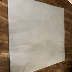 Light Gray Vegan Leather Playnat For Playpen