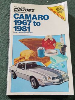 Chilton Camaro Manual. 1967-1981