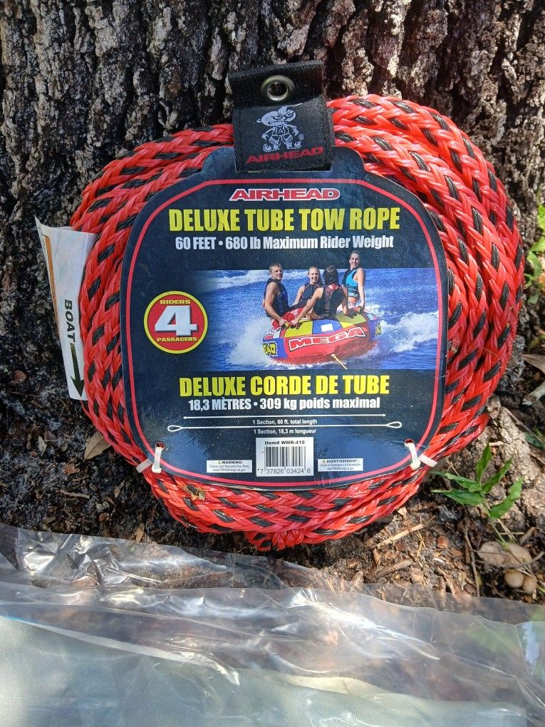 Airhead Boat Rope And Tube Brand New!!