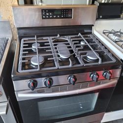 Samsung 5 Burner Stainless Steel Gas Stove Range Estufa 