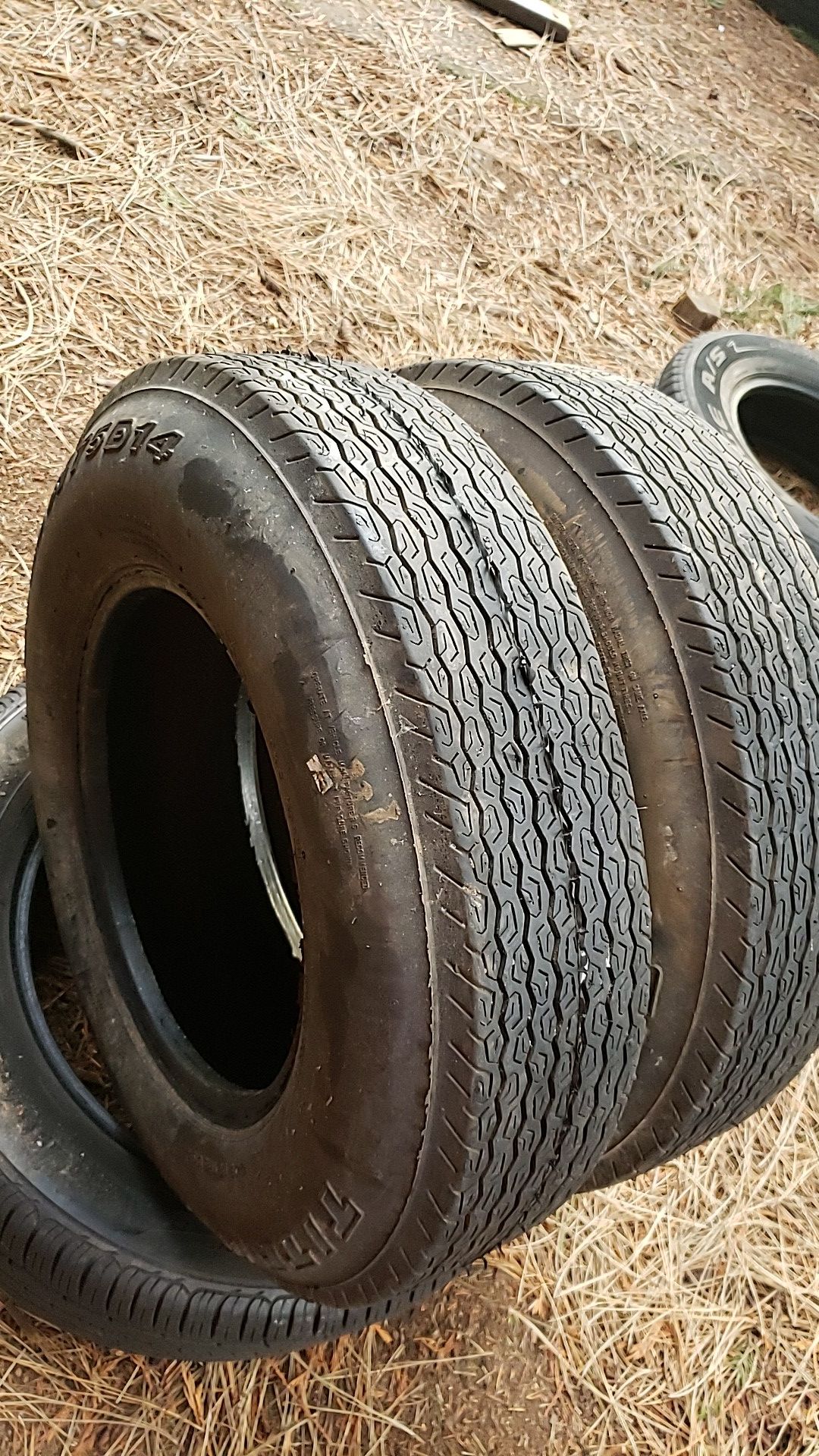 205/75/14 pair of trailer tires