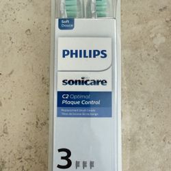 Philips Sonicare C2 Optimal Plaque Control 3 Heads, Retail: $32+Tax!!! New Sealed Package $15 Each Package, I Have Multiple Packages