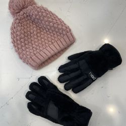 Girls Hat & Gloves