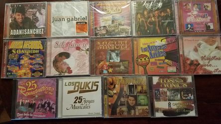 CD'S brand new from different artists Hispanic Music