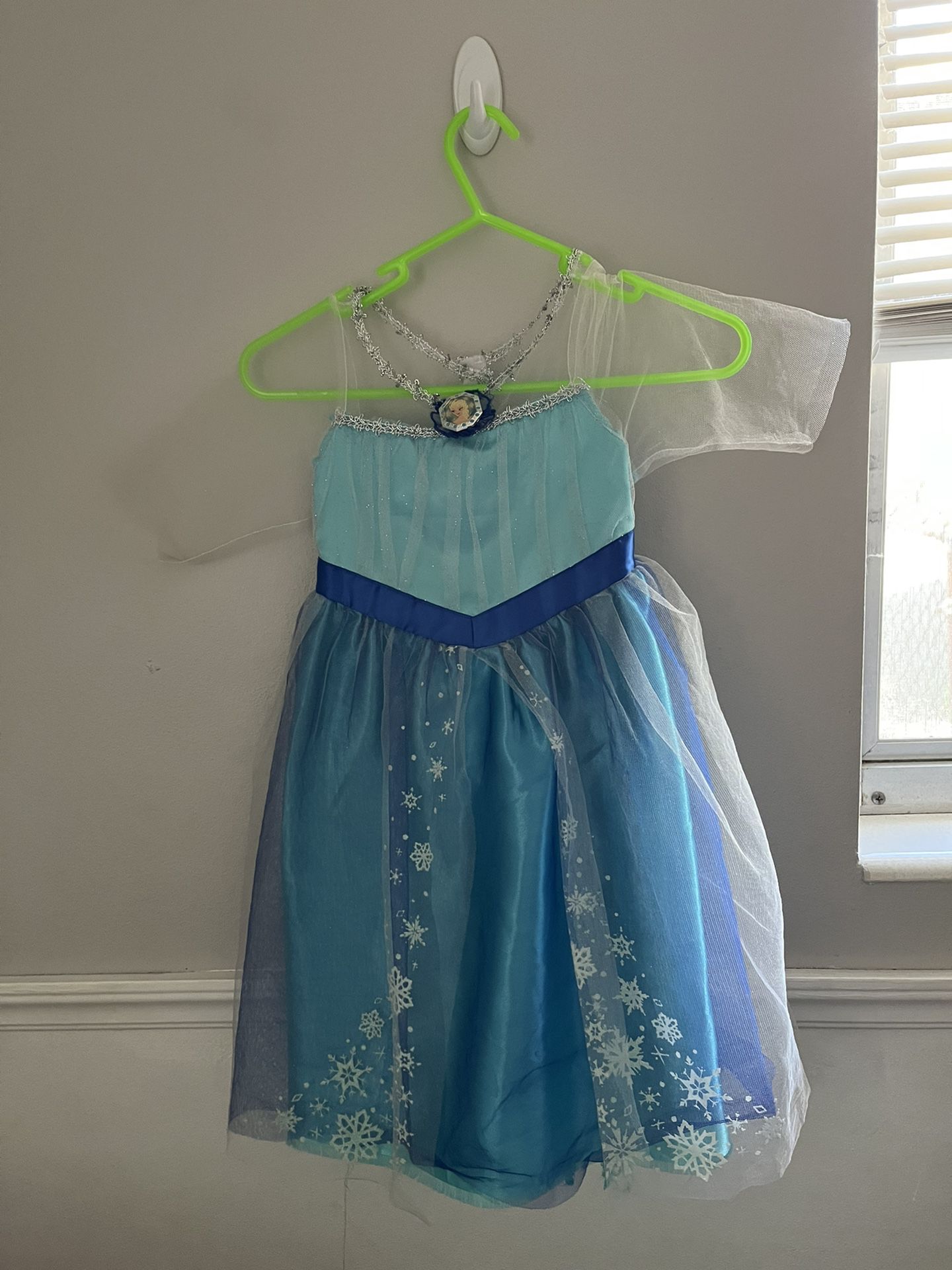 Kids Elsa Costume Size 4-6x