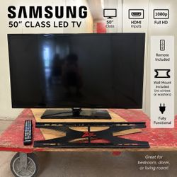 50 inch Samsung tv & wallmount