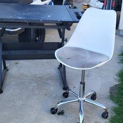 Craft/drafting Table And Chair 