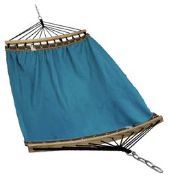 Tranquillo Double Hammock Blue Canvas 600lb Capacity