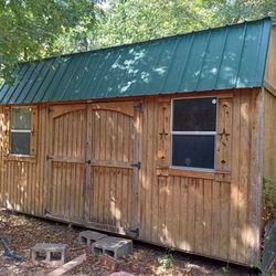  Double Lofted Garden Shed 10×16