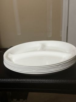 Corelle Essentials White Divided Dinner Plate