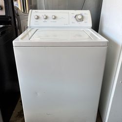 White Whirlpool Washer