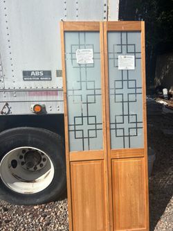slide door with glass