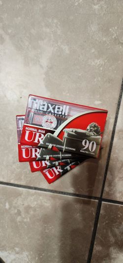 Cassette tapes unused