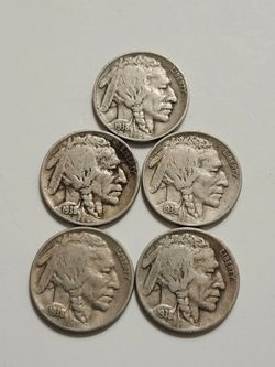1938-D  Buffalo Nickel Coins