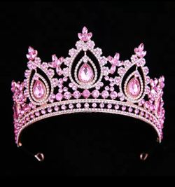 Pink and gold crown/tiara