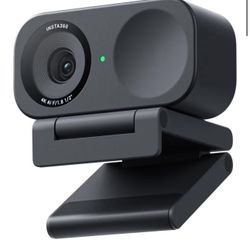 Insta360 Link 2C - 4K Webcam for PC/Mac, 1/2" Sensor, Auto Framing, HDR, AI Noise-Canceling Mic, Gesture Control for Streaming, Video Calls, Gaming, W