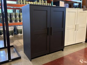 IKEA Brimnes Adjustable Shelf Cabinet w/ Doors – Black