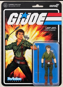G.I. Joe Lady Jaye Super7 ReAction Figure