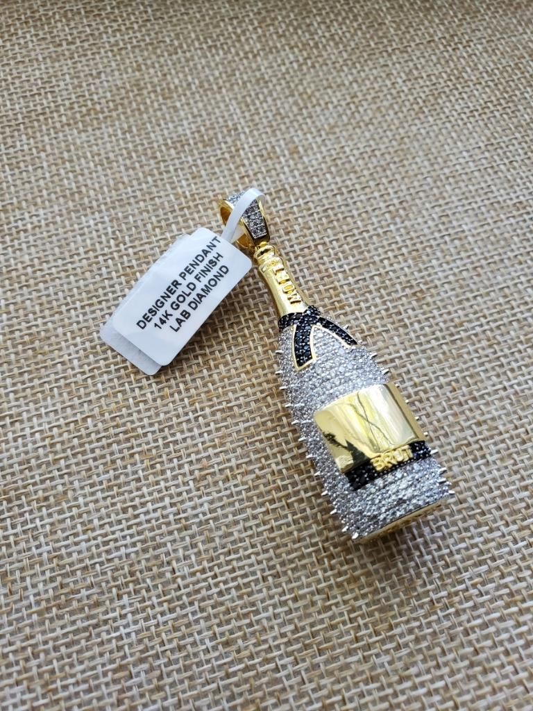 Plated pendant stainless steel chain included $75