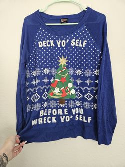 Deck Yo Self Christmas Sweater