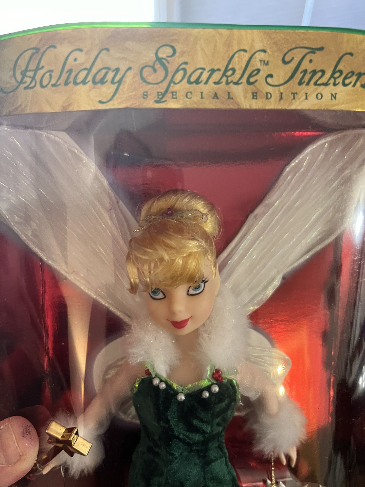 Disney Holiday Sparkle Tinkerbell Doll 