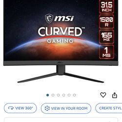MSI curved 32” Gaming Monitor