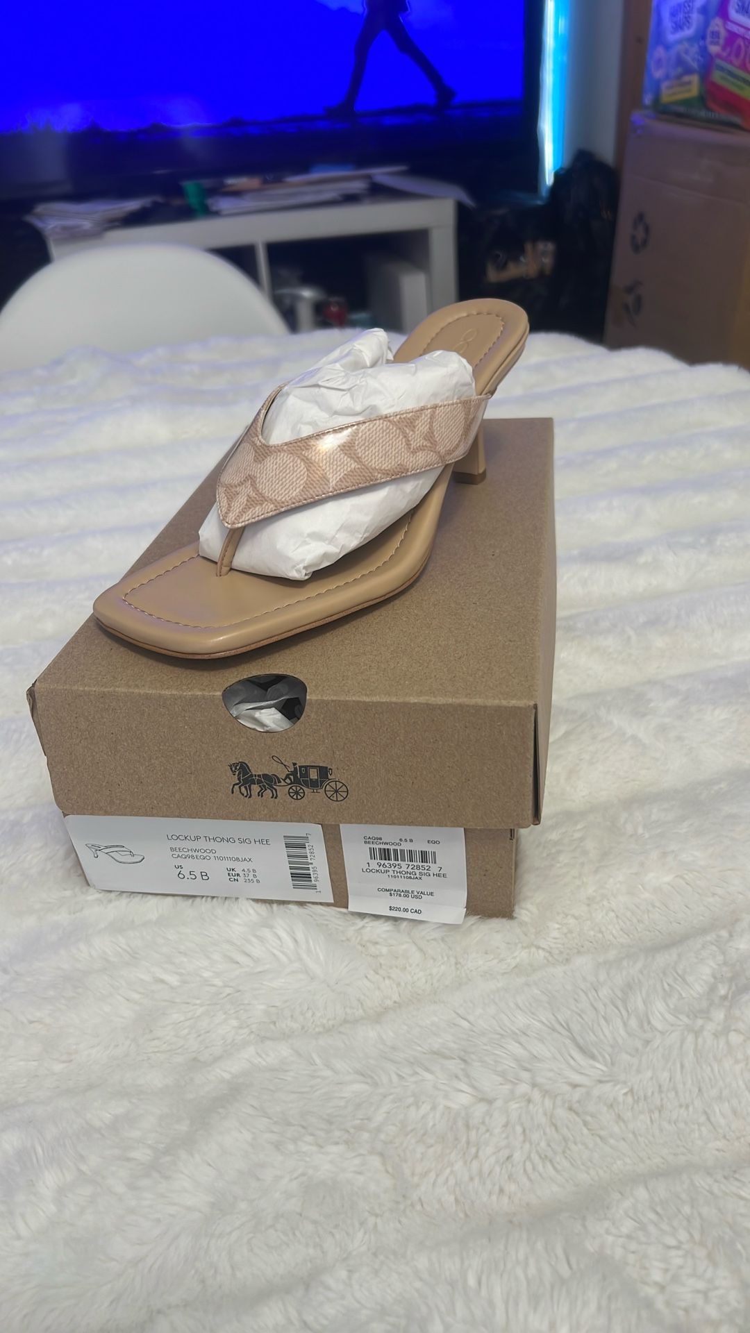 Coach Lookup Thong Sig Heel