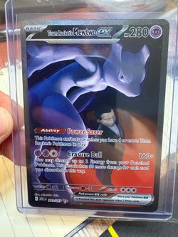 Team Rocket’s Mewtwo ex 281/217 SIR — Ascended Heroes NM Pokemon Cards